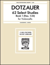 62 SELECT STUDIES BOOK 1 CELLO cover